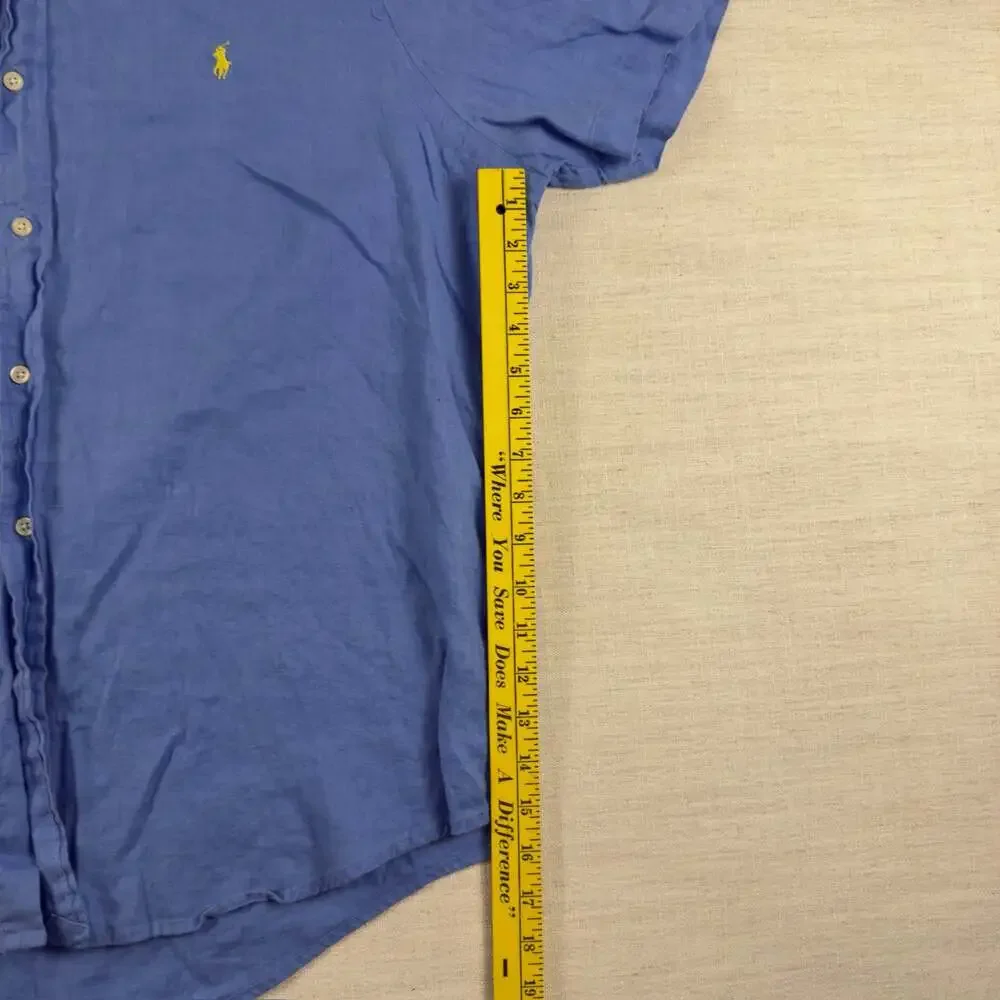 Polo Ralph Lauren Classic Fit Short Sleeve Linen Shirt